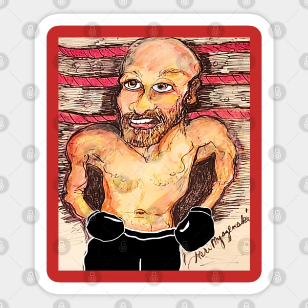 Tyson Fury Sticker by TheArtQueenOfMichigan 